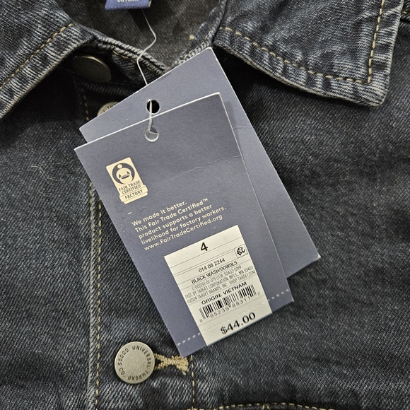 Universal Thread Long Sleeve Denim Maxi Dress in Black Women’s Size 2,4, & 14 - Picture 13 of 14